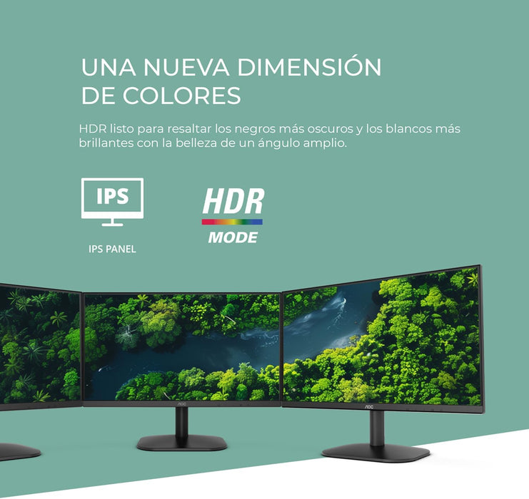 AOC 27B35H3 27-Inch FHD IPS Monitor 120Hz 1ms Adaptive Sync Black