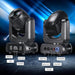 150W Moving Head DJ Lights LED Stage Lights 8 Colors 8 Gobos Spot Wash Beam 18 Facet Prism Infinite Rotation DMX 512 Sound Activated for Party - NJ Accessory/Buy Direct & Save
