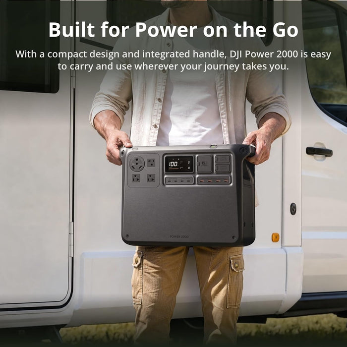 DJI Power 2000 size and dimensions reference view