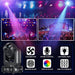 150W Moving Head DJ Lights LED Stage Lights 8 Colors 8 Gobos Spot Wash Beam 18 Facet Prism Infinite Rotation DMX 512 Sound Activated for Party - NJ Accessory/Buy Direct & Save