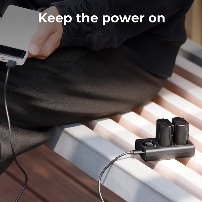 K&F CONCEPT Dual NP-W235 Battery Charger Set for Fujifilm XT5