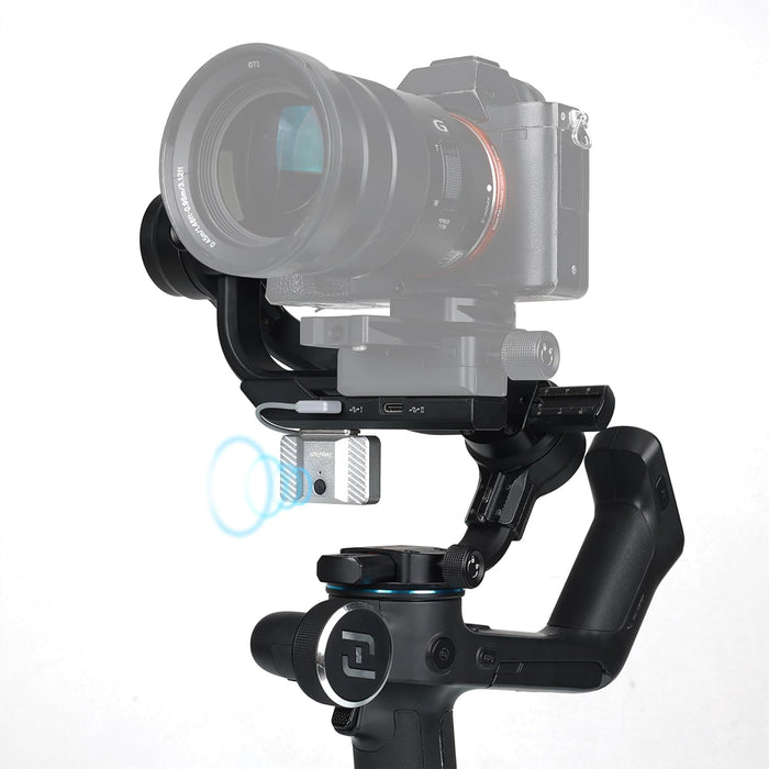 Feiyutech SCORP-C Combo Camera Stabilizer with Magnetic AI Tracker, 3-Axis Gimbal Stabilizer for Mirrorless and DSLR Cameras, 5.5lbs Payload, Gimbal for Camera, for Video Recording