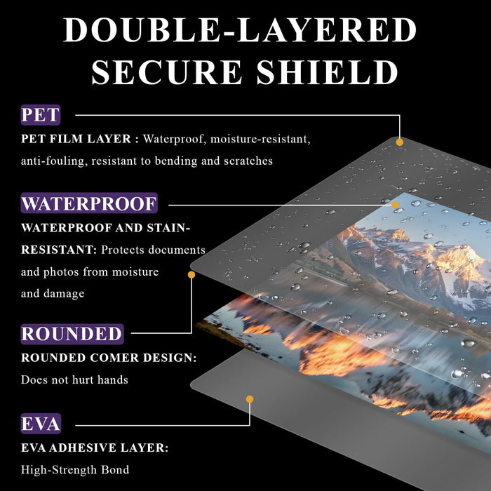 Laminating Sheets 8.5 x 11, 200 Count Thermal Laminating Pouches 3 mil, Clear Thermal Laminating Plastic Paper Laminator Sheets, Fits Letter Sized Paper 8.9 in × 11.4 in, Office Supplies.