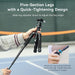 SmallRig VT-20 Aluminum Mini Tripod, 20" Desktop Tripod with 360° Ball Head, Compact Desktop Tripods for DSLR Camera Video Camcorder, Load up to 13lb/6kg-4289