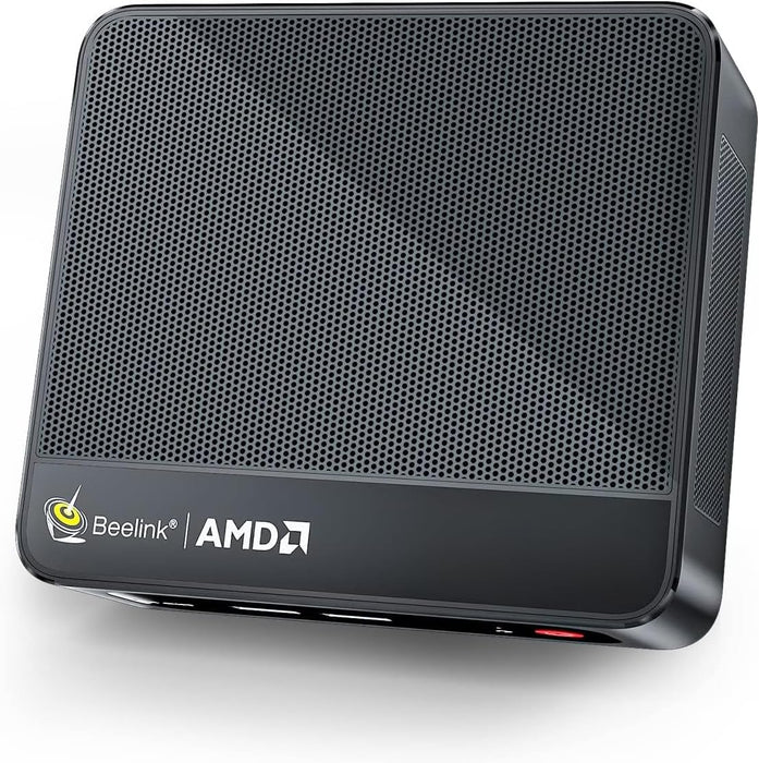 Beelink SER5 Pro Mini PC, AMD Ryzen 7 5825U(7nm, 8C/16T) up to 4.5GHz, Mini Computer 16GB DDR4 RAM 500GB NVME SSD, Micro PC 4K@60Hz Triple Display, Mini Gaming Computer WiFi6/BT5.2/HTPC