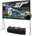 Elite Screens Yard Master Plus, 180-INCH 16:9 Height Setting Adjustable Portable Projector Screen, 4K HD Outdoor Indoor Movie Theater Front Projection, US Based Company 2-YEAR WARRANTY, OMS180H2PLUS