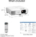 Epson Home Cinema 980 3-Chip 3LCD 1080p Projector 4000 Lumens White V11HB63020