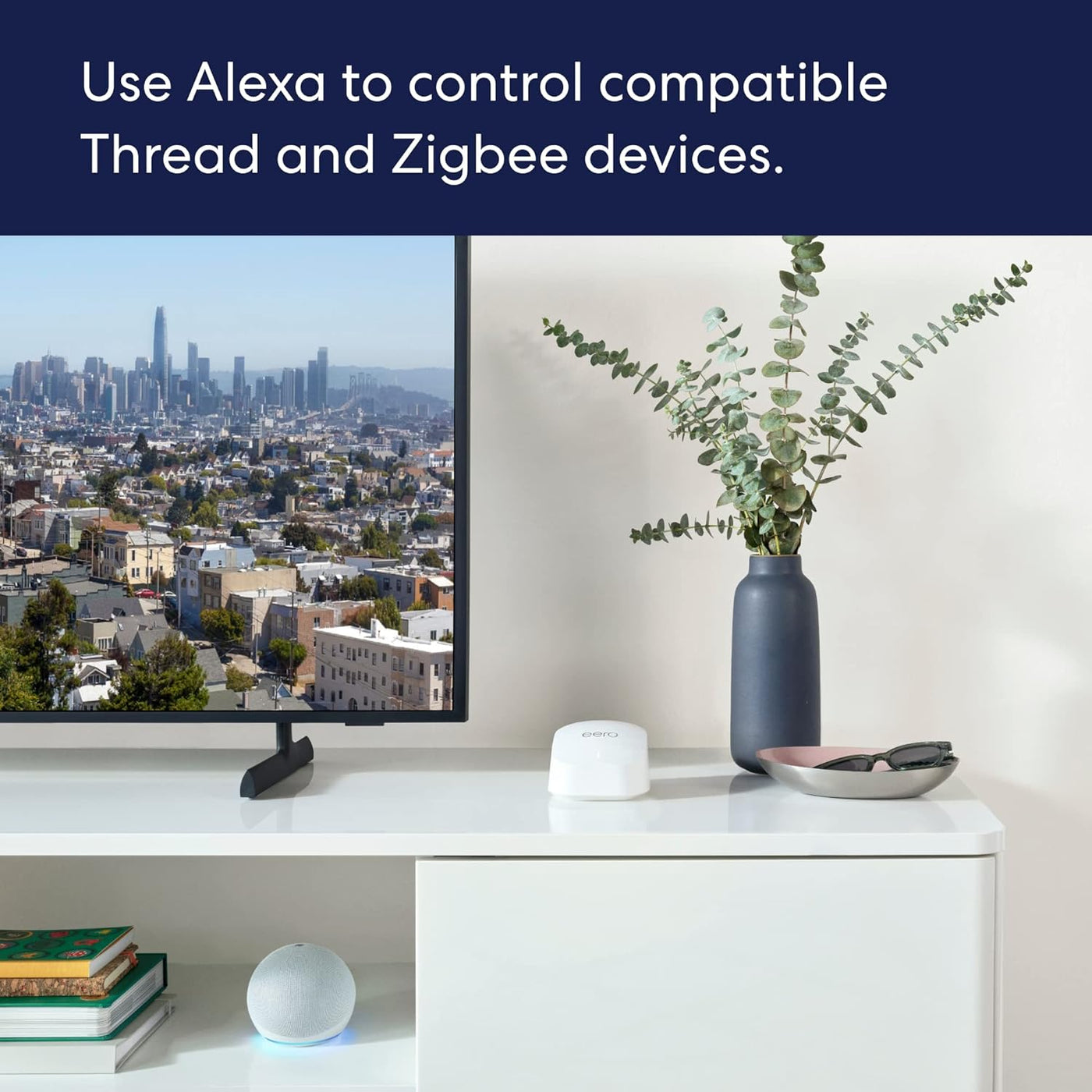 Amazon eero 6+ mesh wifi router - Supports internet plans up to a ...