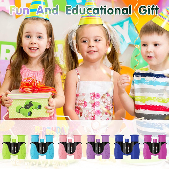 Binoculars for Kids High-Resolution 8x21, Gift Boys & Girls Shockproof Compact Bird Watching, Hiking, Camping, Travel, Learning, Spy Games Exploration