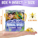 60 Piece Mini Insect Toys with Gift Box, Plastic Bug Figure for Kids, Fake Bug Theme Party Decoration, School Project Sensory Bins, Classroom Reward, Halloween Goody Bag Filler Gift, Cupcake Topper