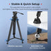 SMALLRIG AD-14 73" Heavy Duty Video Tripod Fluid Head 5441