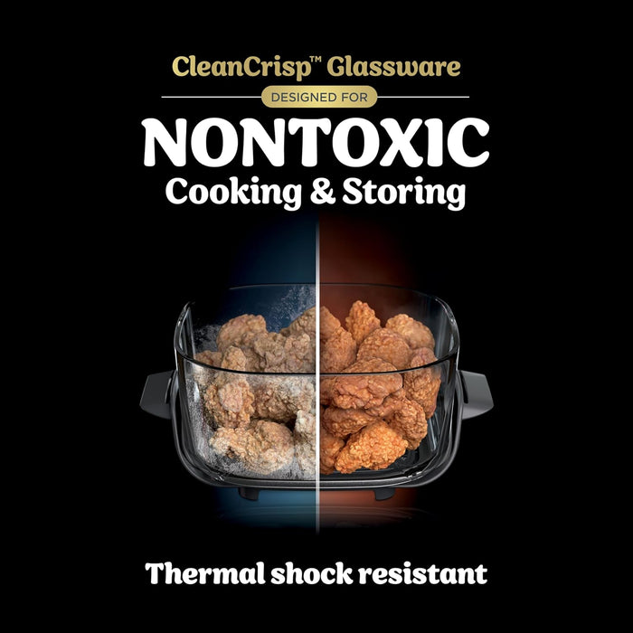 Ninja Crispi Glass Air Fryer – 4-Qt, 2.5-Qt & 6-Cup