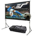 Elite Screens Yard Master Plus, 180-INCH 16:9 Height Setting Adjustable Portable Projector Screen, 4K HD Outdoor Indoor Movie Theater Front Projection, US Based Company 2-YEAR WARRANTY, OMS180H2PLUS