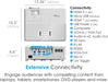 Optoma ZH406 1080p Professional Laser Projector | DuraCore Laser Light Source Up To 30,000 Hours | Crestron Compatible | 4K HDR Input | High Bright 4500 lumens | 2 Year Warranty White