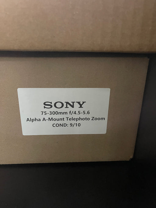 Sony 75-300mm f/4.5-5.6 Alpha A-Mount Telephoto Zoom Lens for DSLRs (Used) Sony