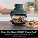 Ninja Crispi Glass Air Fryer – 4-Qt, 2.5-Qt & 6-Cup