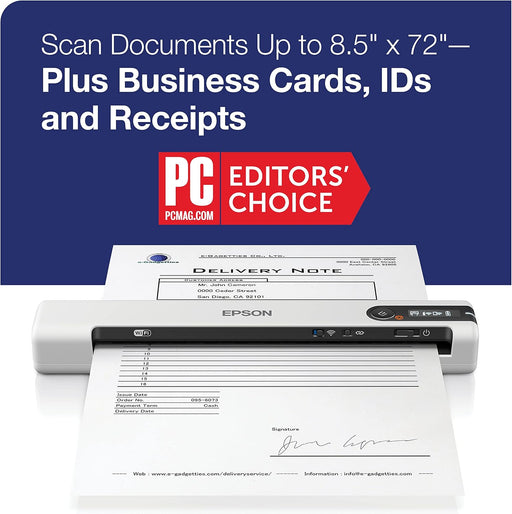 Epson DS-80W Wireless Portable Document Scanner