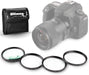 55MM Ultimaxx Professional Four Piece HD Macro Close-up Filter Kit (1, 2, 4, 10 Diopter Filters) for Nikon D3300, D3400, D3500, D500, D5200, D5300, D5500, D5600 w/AF-P DX NIKKOR 18-55mm f/3.5-5.6G VR - NJ Accessory/Buy Direct & Save