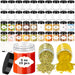 Plastic Jars 6 OZ, 48 Pcs Plastic Jars with Lids Round Wide Mouth Slime Containers with White Lids Empty Small Storage Jar for Travel, Home Kitchen Food, Arts Crafts