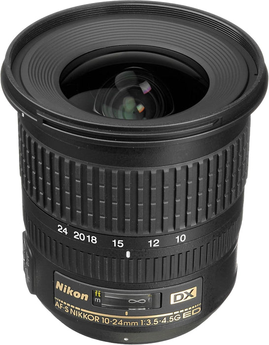 Nikon 10-24mm f/3.5-4.5G ED AF-S DX Nikkor Wide-Angle Zoom Lens for Nikon Digital SLR Cameras