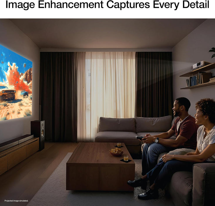 Epson Home Cinema 1100 3-Chip 3LCD 1080p Projector 3400 Lumens White V11HB61020
