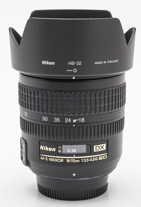 Nikon 18-70mm f/3.5-4.5G ED IF AF-S DX Nikkor Zoom Lens - White Box(Bulk Packaging)