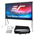 Elite Screens Yard Master Plus, 180-INCH 16:9 Height Setting Adjustable Portable Projector Screen, 4K HD Outdoor Indoor Movie Theater Front Projection, US Based Company 2-YEAR WARRANTY, OMS180H2PLUS