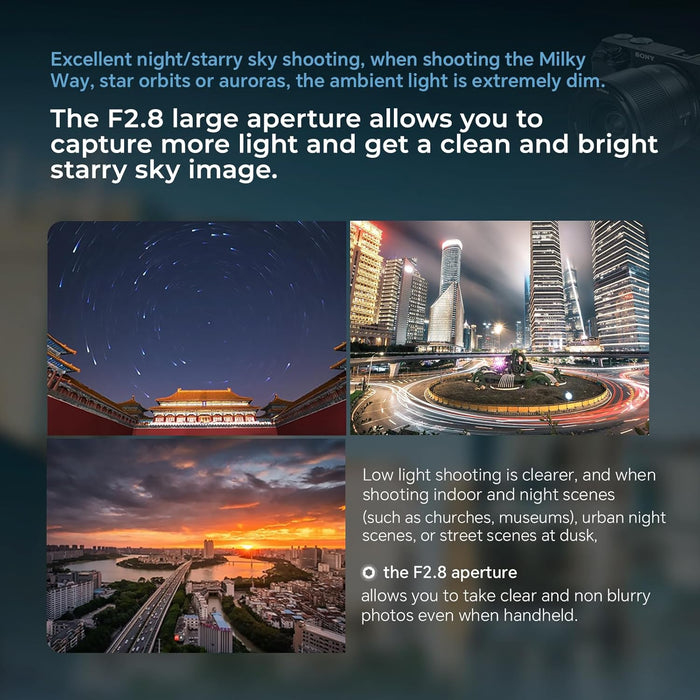 7artisans 10mm f/2.8 Auto Focus Ultra‑Wide Lens for Sony E‑Mount