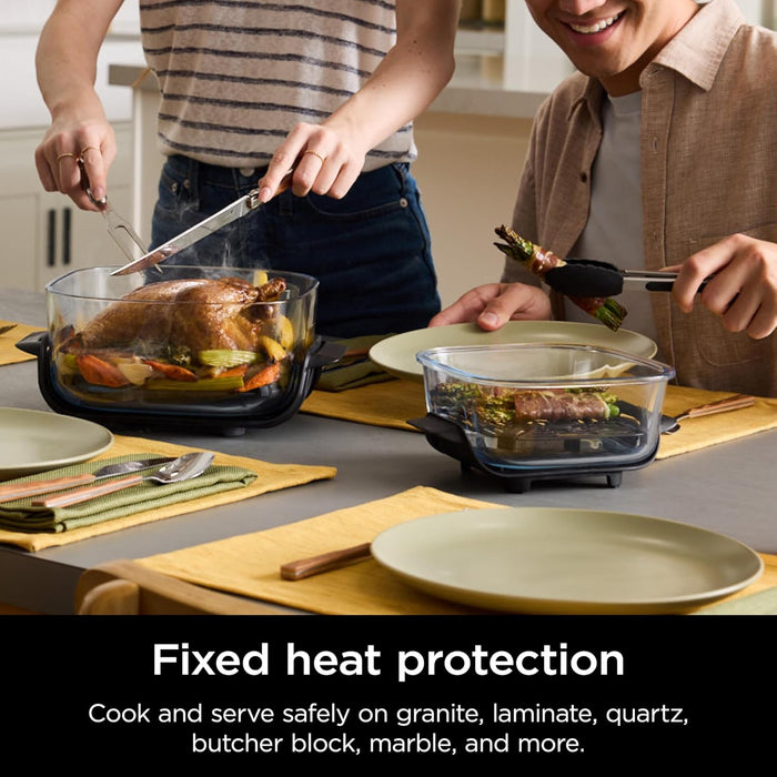 Ninja Crispi Glass Air Fryer – 4-Qt, 2.5-Qt & 6-Cup