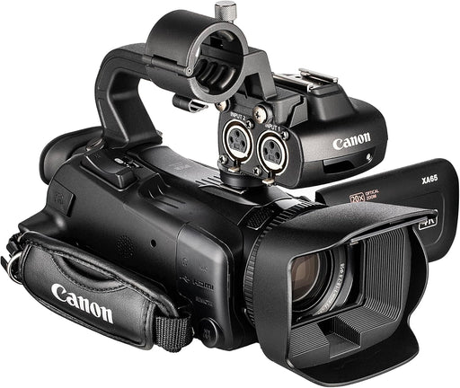 Canon XA65 PAL Professional UHD 4K Camcorder Bundle with 128GB Memory Card + Carrying Case + Cleaning kit
