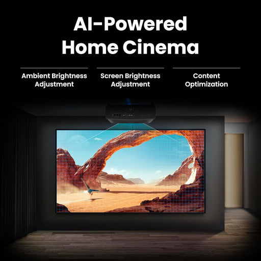 BenQ W2720i | 4K UHD 2500lm LED Smart Home Theater Projector with AI Picture, DCI-P3, HDR, Delta E < 3