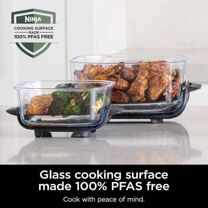 Ninja Crispi Glass Air Fryer – 4-Qt, 2.5-Qt & 6-Cup
