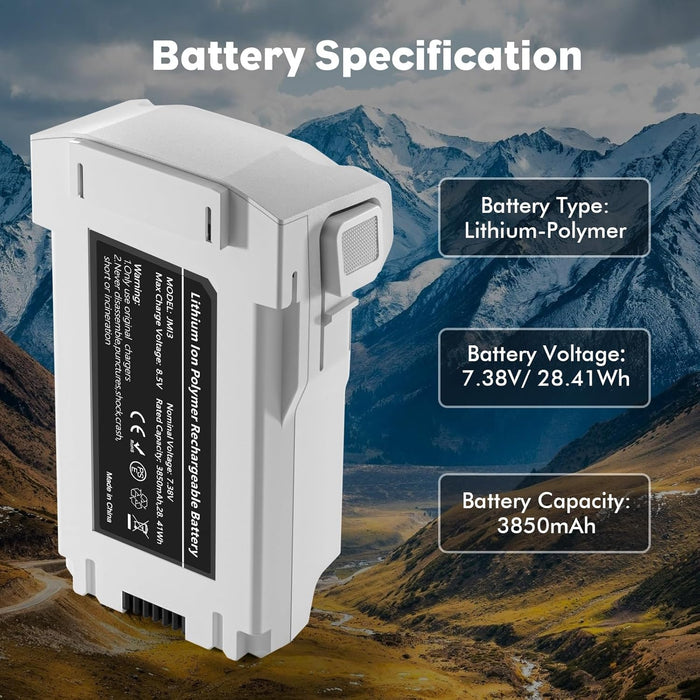Mini 4 Pro/Mini 3 Pro/Mini 3 Intelligent Flight Battery Plus for DJI Mini 4 Pro/Mini 3/ Mini 3 Pro,3850mAh 47 Mins Flight Time Upgrade 2025