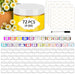 Plastic Jars 6 OZ, 48 Pcs Plastic Jars with Lids Round Wide Mouth Slime Containers with White Lids Empty Small Storage Jar for Travel, Home Kitchen Food, Arts Crafts