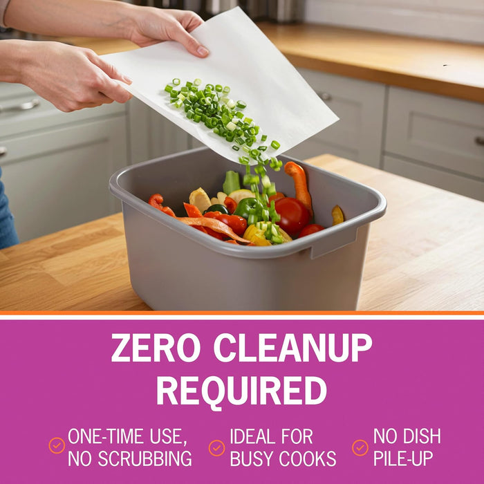 Plastic Cutting Boards For Kitchen – 24 Pack, 11"x14" – Durable, Disposable Borad Mats, Reusable – Perfect for Meal Prep & Cooking (Medium 24 Count)