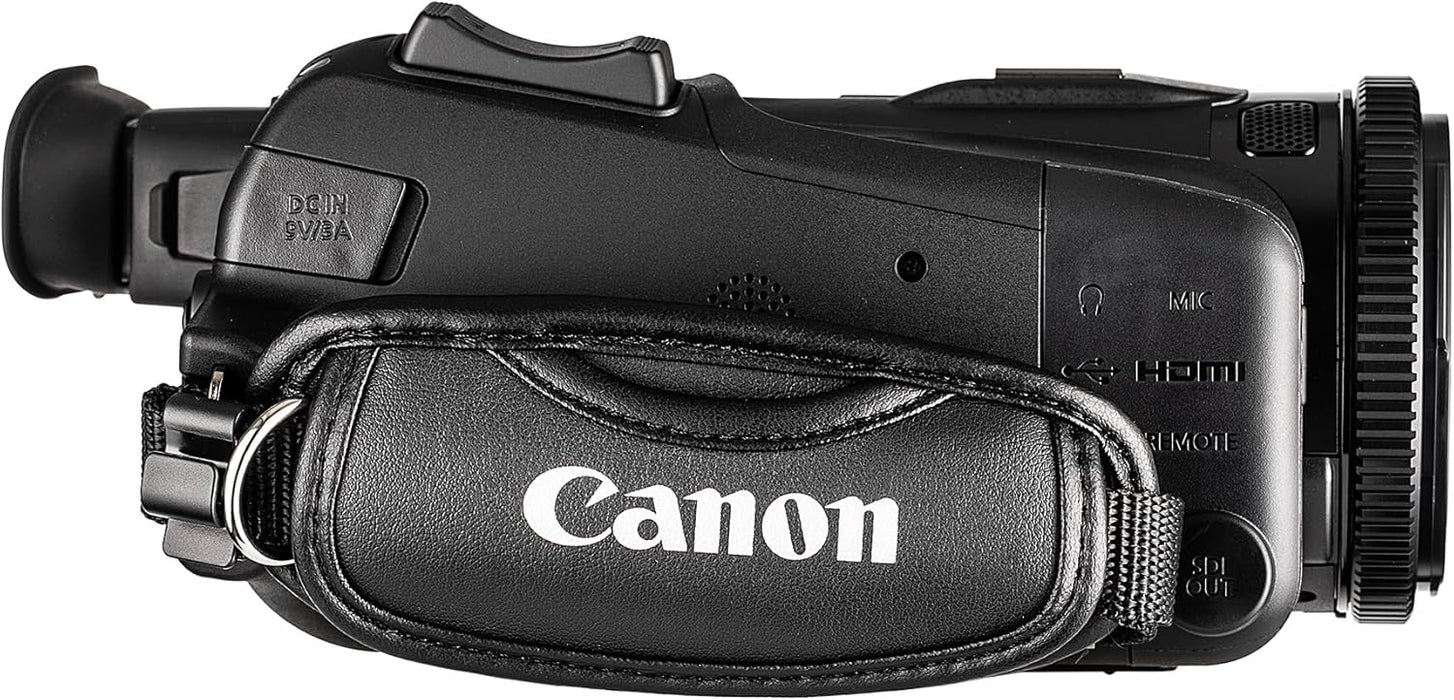 Canon XA65 PAL Professional UHD 4K Camcorder Bundle with 128GB Memory Card + Carrying Case + Cleaning kit