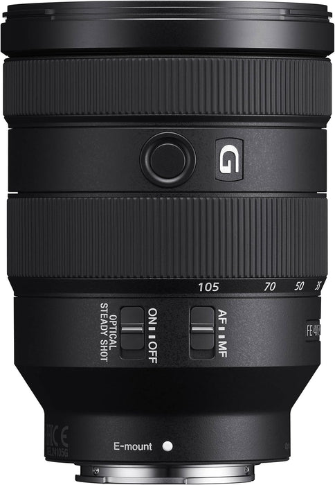 Sony FE 24-105mm f/4 G OSS Lens (SEL24105G) with Pro Kit Combo Bundle - International Version