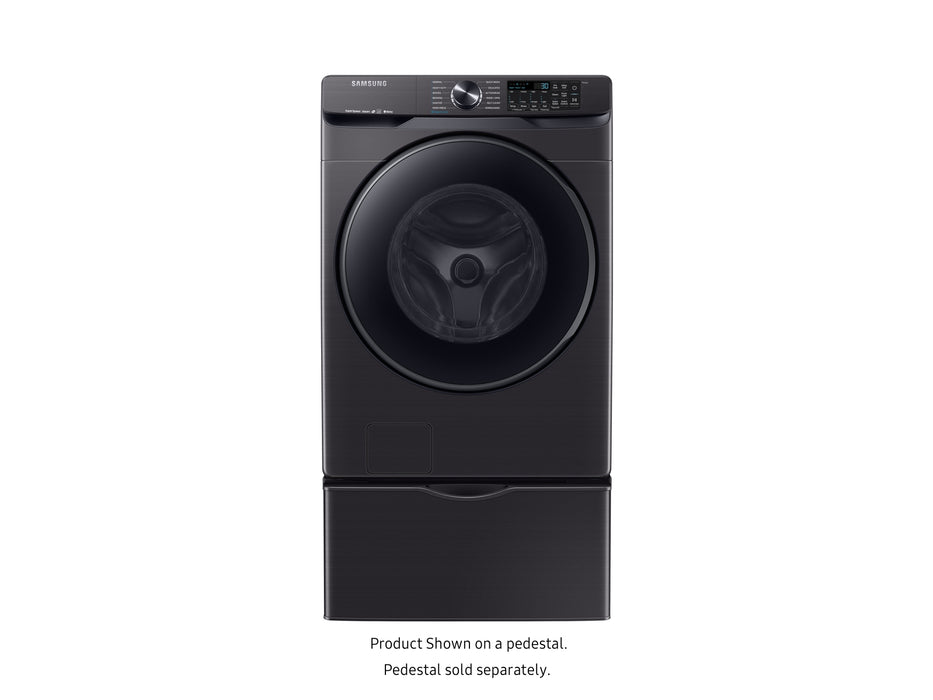 Samsung 5.0 cu. ft. Smart Front Load Washer Super Speed Black Stainless Steel