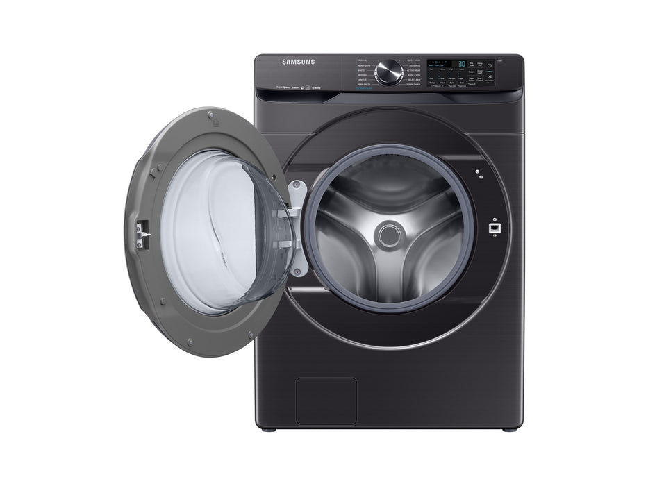 Samsung 5.0 cu. ft. Smart Front Load Washer Super Speed Black Stainless Steel
