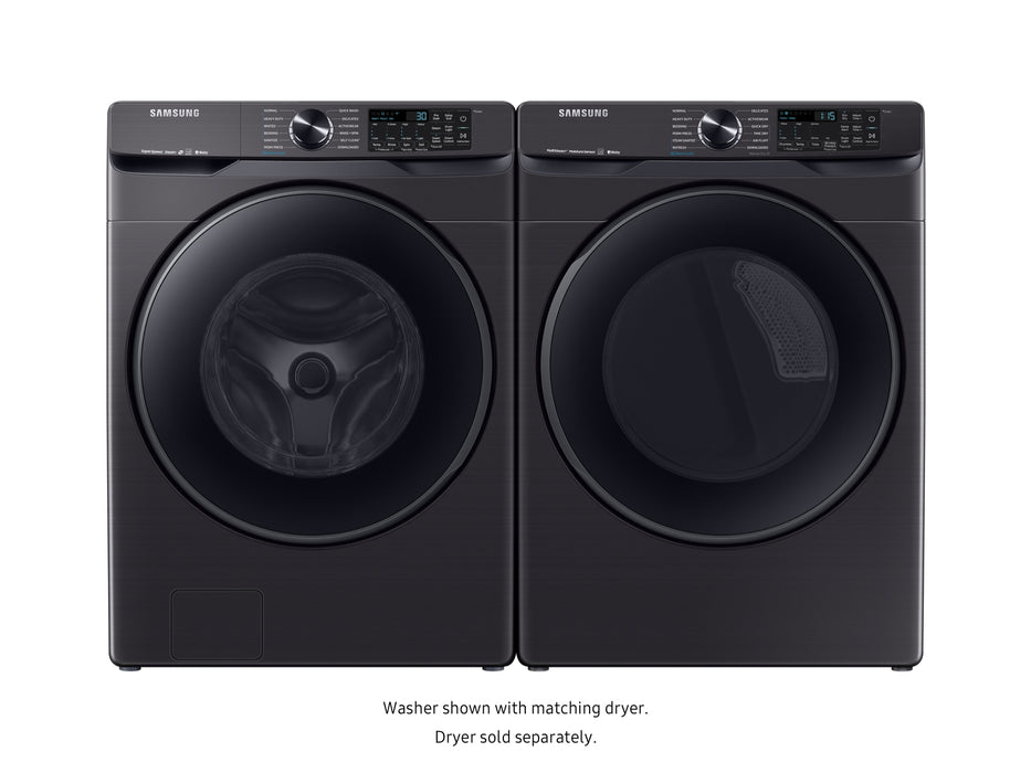 Samsung 5.0 cu. ft. Smart Front Load Washer Super Speed Black Stainless Steel