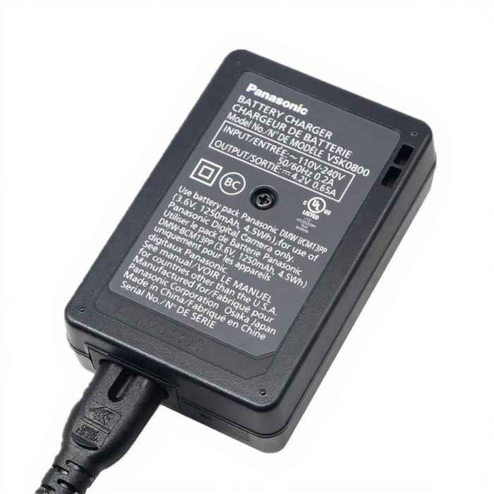 Panasonic VSK0800 Original Charger for LUMIX DMW-BCM13 DMC-FT5 FT6 FT7