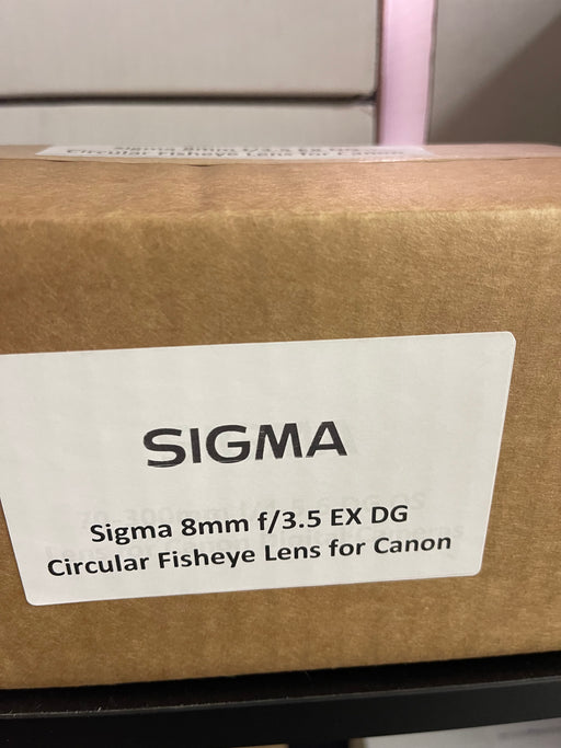 Sigma Fisheye 8mm f/3.5 EX DG Circular Fisheye Autofocus Lens for Canon EOS (Open Box) Sigma