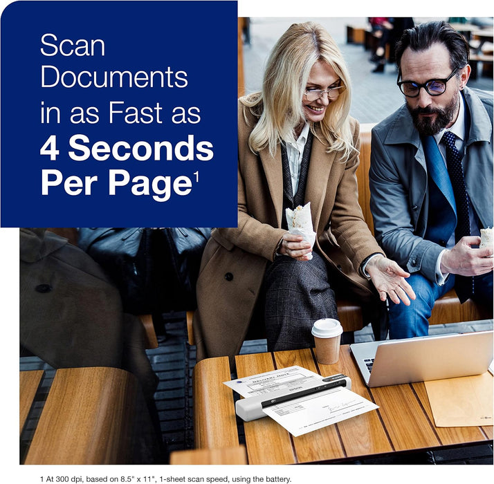 Epson DS-80W Wireless Portable Document Scanner
