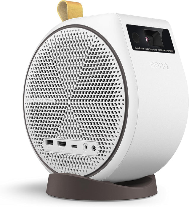 BenQ GV31 | 1080p LED Portable Ceiling Projector | Rotating Angle Projection | 16W 270˚ Bass Wireless Speaker | Android TV with Netflix | Chromecast & AirPlay | Autofocus & 1D Keystone | HDMI | USB-C