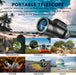 80x100 Monocular-Telescope High Powered for Smartphone Monoculars for Adults High Definition for Stargazing Hunting Wildlife Bird Watching Travel Camping Hiking