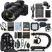Sony Alpha a7R IV Mirrorless Digital Camera & 24-105mm Lens W/ 2x SanDisk 64GB MCs | 36 LED Light Kit | 72 inch Monopod | Replacement Battery | MORE