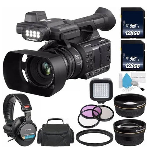 Panasonic AG-AC30 Camcorder + Sony MDR-7506 Bundle — view 1