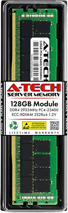 128GB DDR4-2933 (PC4-2933Y) 4DRx4 ECC Registered LRDIMM Server Memory