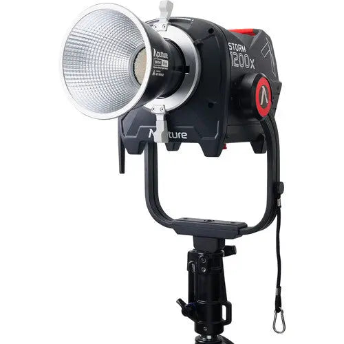 Aputure STORM 1200x 1200W Bi-Color LED Monolight Cine Kit with Fresnel and Skid Support