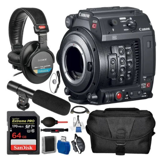 Canon EOS C200 Cinema Camera (EF-Mount) W/ Sony Headphones MDR-7506 — view 1